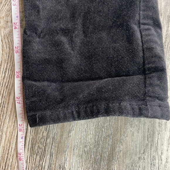 Gap Women’s Black Velvet True Skinny High Rise Pants, size 27R - Picture 8 of 10